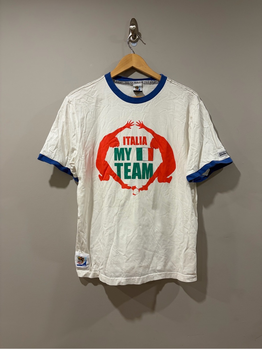 Italy 2010 FIFA World Cup South Africa T-Shirt Men’s Large